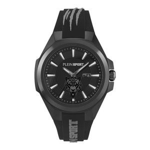 Plein Sport Tigermaster Black Silicone Watch With 47Mm Case - NWT